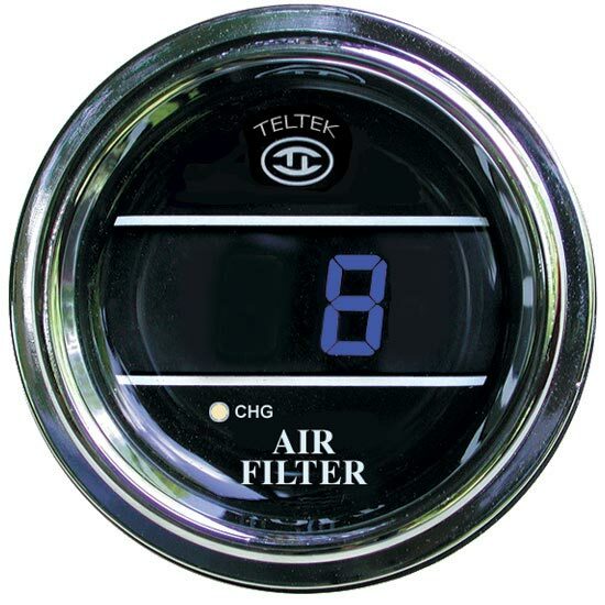 Air Filter Indicator Gauge with Sensor for Trucks and Cars | air gauge ...