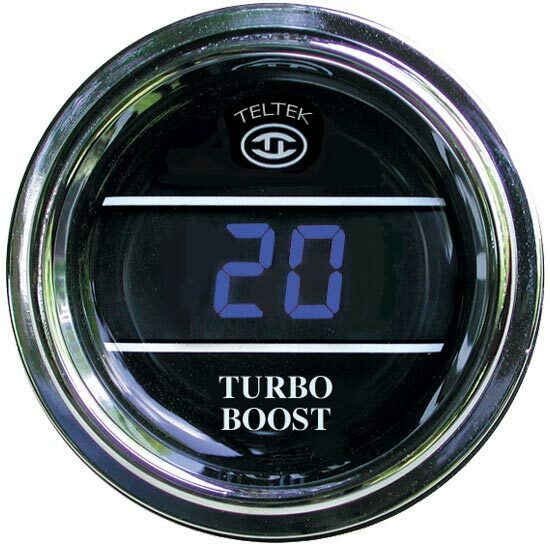 Turbo Boost Gauge for Trucks and Cars | turbo boost gauge | digital boost gauge-Blue Color 